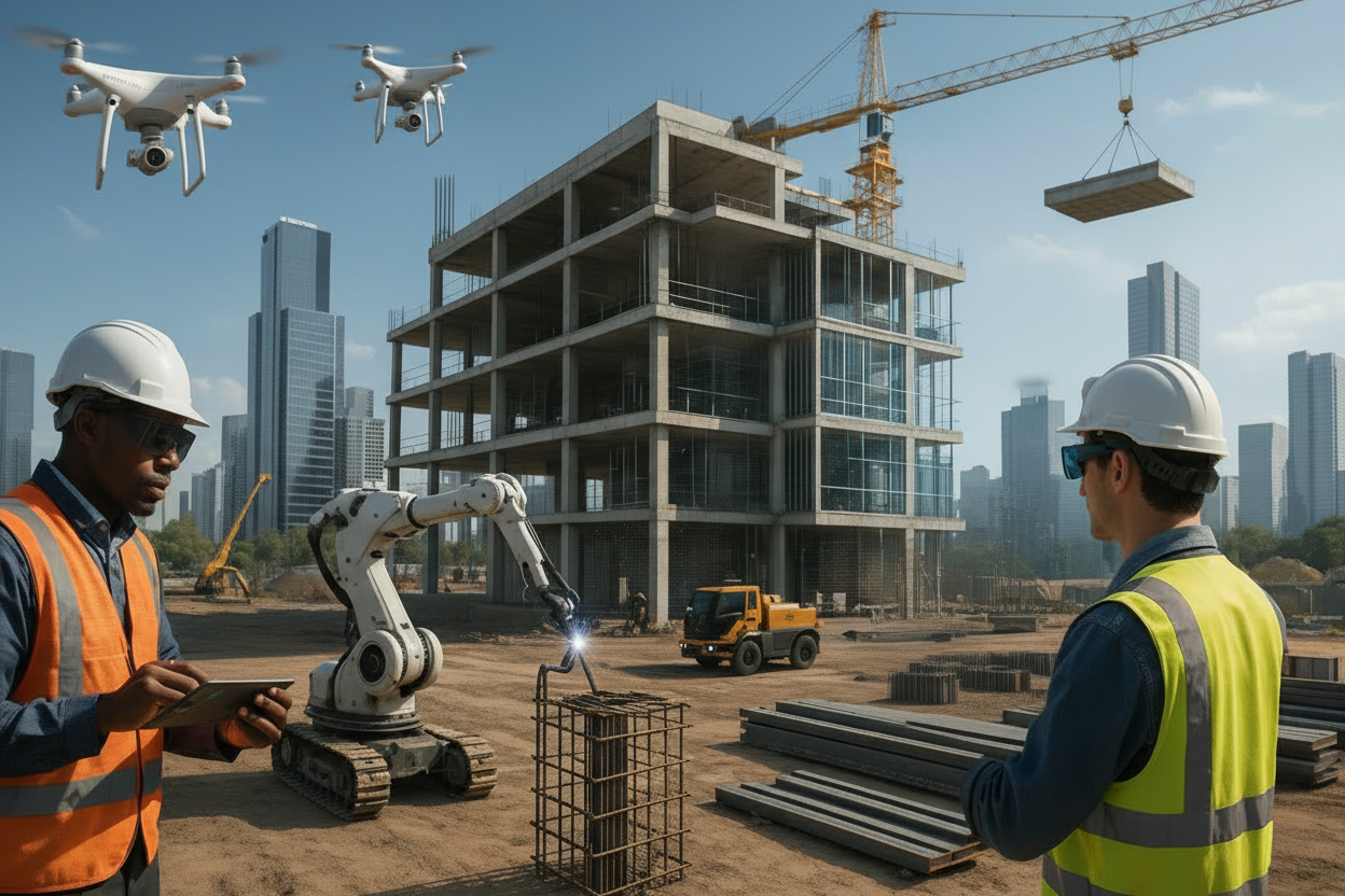Screenshot of AI Safety Platform dashboard showing safety metrics, incident reporting interface, and real-time monitoring tools for construction sites